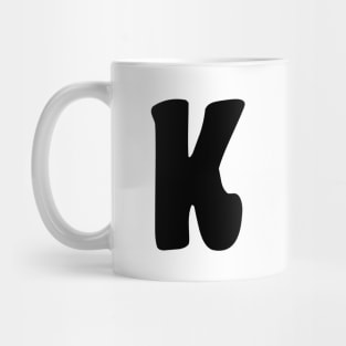 Letter K Mug